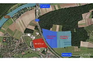 Grundstück zu kaufen in 97877 Wertheim *, Wertheim Village: Zu erwerbende Gewerbehalle noch nicht vorhanden, mit dem letzten Gewerbegrundstück liegt direkt neben der A3 WÜ-FRA