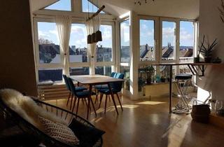 Penthouse mieten in 65185 Wiesbaden, City-Lage, Penthouse, 2 ZKBB, (EBK / EB-Schrank-Schlafz. = Abstandszahl.)