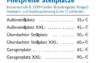Garagen mieten in Industriestraße, 35394 Gießen, Stellplatz für Wohnmobile, Wohnwagen, Autos, Oldtimer, Boote etc.