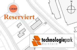 Gewerbeimmobilie kaufen in Im Technologiepark, 69469 Weinheim, Exklusive Grundstücksflächen im Technologiepark Weinheim