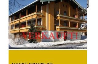 Wohnung kaufen in 83334 Inzell, JETZT ZUGREIFEN!!! Erstklassig ausgestattete und möblierte Ferienwohnung in Inzell