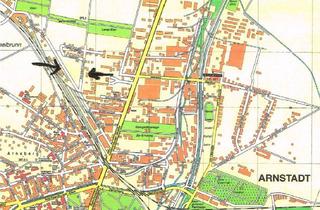 Grundstück zu kaufen in 99310 Arnstadt, Großes Baugrundstück am Hauptbahnhof in Arnstadt zu verkaufen