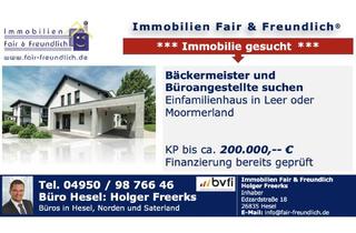 Einfamilienhaus kaufen in 26802 Moormerland, Moormerland - SUCHE EIN EINFAMILIENHAUS IN MOORMERLAND ODER LEER LOGA