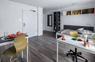 Wohnung mieten in Mainzer Landstraße 235, 60326 Gallus, Komplett möbliertes, modernes Studentenapartment im Herzen Frankfurts (29 m²)