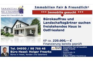 Haus kaufen in 26723 Emden, Emden - * Bürokauffrau und Landschaftsgärtner suchen neues Zuhause *