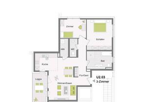 Wohnung kaufen in Hermelinweg 59, 61231 Bad Nauheim, BEZUGSFERTIG :: 3-Zimmerwohnung mit 96 m²
