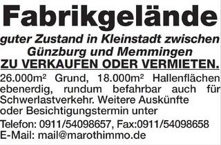 Gewerbeimmobilie kaufen in 89312 Günzburg, Fabrikgelände zu verkaufen oder vermieten