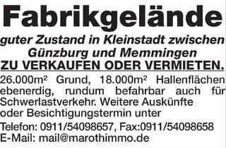 Gewerbeimmobilie kaufen in 89312 Günzburg, Fabrikgelände zu verkaufen oder vermieten