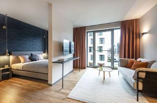 Wohnung mieten in 64295 Darmstadt, Design Serviced Apartment Medium in Darmstadt, Vitra Lounge, Tiefgaragen, Großes Rooftop