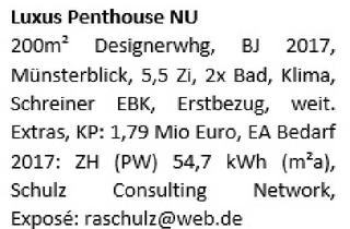 Penthouse kaufen in 89231 Neu-Ulm, Luxus Penthouse NU