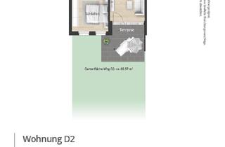 Wohnung kaufen in Bronnwiesenweg 25, 73635 Rudersberg, D2 - Kompakt und Elegant - 2 Zimmer Wohnung mit Garten, offener Wohn-/Essbereich, Schlafzimmer, etc.