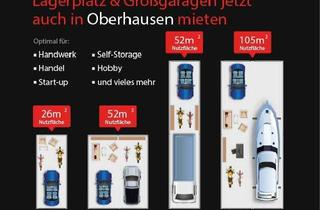 Lager mieten in Zum Eisenhammer 25, 46049 Lirich-Nord, MEGA XXL- Garagen | Großgaragen | Lagerplatz | 26m² - 104m²