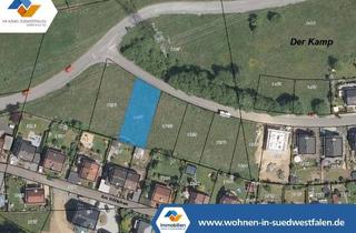 Grundstück zu kaufen in 58791 Werdohl, VR IMMO: Das Warten hat sich gelohnt - Neubaugebiet Stavenhagener Str.