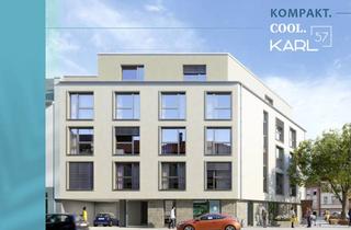 Wohnung mieten in Karlstraße 57, 64285 Darmstadt-Mitte, Neubau-Cool Wohnen in Darmstadt - 1 Zimmer-Businessappartements, barrierefrei, möbliert, mit Balkon