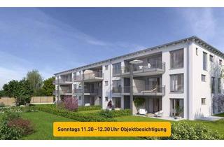 Wohnung kaufen in 86415 Mering, BAUBEGINN ERFOLGT! Gut geschnittene EG-Wohnung mit breiter Westabwicklung und großer Terrasse