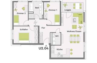 Wohnung kaufen in Kornblumenweg, 71384 Weinstadt, BEZUGSFERTIG | 4-Zimmerwohnung in Weinstadt-Endersbach