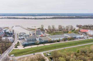 Büro zu mieten in 22880 Wedel, Büroflächen mit Elbblick zu vermieten: 500 m² - 3.584 m² - Wedel