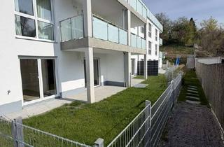 Wohnung kaufen in Bahnhofstraße 23, 86415 Mering, Modernes Wohnen wie im Reihenhaus: 3-Zimmer-Gartenwohnung mit Privat-Eingang