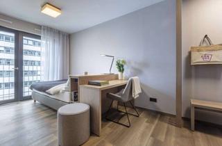 Wohnung mieten in 60528 Niederrad, Möbliertes Studio Medium mit exklusiven Annehmlichkeiten: Dachterrasse, Fitnessstudio & mehr