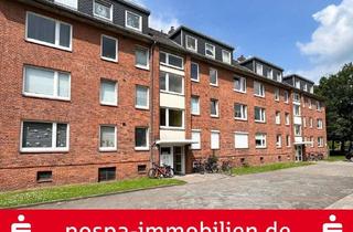 Wohnung kaufen in 25813 Husum, Vermietete Hochparterre Eigentumswohnung mit Balkon und PKW Stellplatz im Herzen von Husum