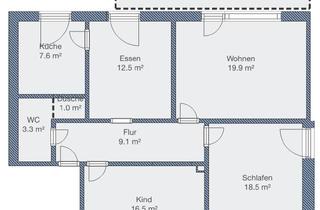Wohnung mieten in Straße, 33106 Paderborn, Zu vermieten ist eine schöne 3+1 Zimmerwohnung in ruhiger Lage von Elsen!