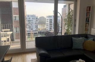 Wohnung mieten in Speicherstraße, 60327 Frankfurt, 2 ZW mit Mainblick, Balkon, Badewanne, EBK, Stellplatz, Aufzug