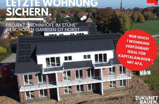 Wohnung kaufen in 30826 Garbsen, Letzte Wohnung sichern - ideal für Kapitalanleger! Traumhafte 2-Zimmer-ETW mit großem Garten!