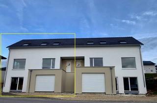 Haus kaufen in 73453 Abtsgmünd, Miete adé - ab in den Neubau! 194 m² DHH mit ELW u. gr. Garage im Ausbau- Zustand