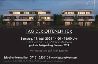 Wohnung kaufen in 79379 Müllheim, TAG DER OFFENEN TÜR 11.05.2024 14 - 16 Uhr – 4-Zimmer-Wohnung mit schönem Südwest-Balkon