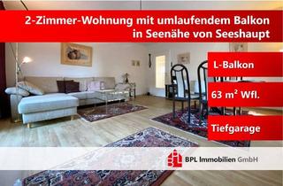 Wohnung kaufen in Penzberger Straße 30, 82402 Seeshaupt, Seeshaupt am Starnberger See – Charmante 2-Zimmer Wohnung im 1.OG mit umlaufendem Balkon