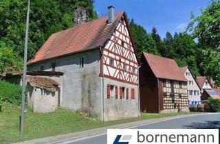 Bauernhaus kaufen in 91235 Hartenstein, Denkmalgeschütztes Bauernhäuschen mit Blick auf die Pegnitz!