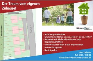 Grundstück zu kaufen in Bergerfurth 417, 46487 Wesel, Schnell günstige Zinsentwicklung nutzen! Jetzt die letzten zwei Grundstücke sichern!
