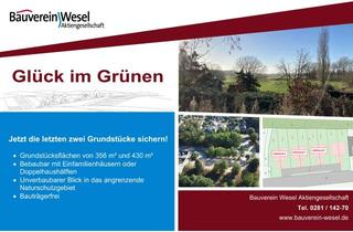 Grundstück zu kaufen in Bergerfurth 417, 46487 Wesel, Wohnen im Grünen! Jetzt die letzten zwei Grundstücke sichern!