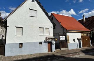 Haus kaufen in 71723 Großbottwar, freisteh. 1-Fam.-Haus (83 m² Wfl.) weitere Wfl. durch Ausbau der Scheune möglich -- in Winzerhausen