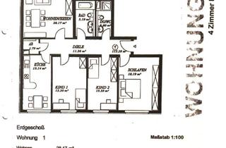 Wohnung mieten in Heinrich Lübke, 50374 Erftstadt, 116qm 4 ZKDBB Fussbodenheizung