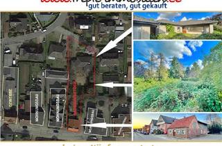 Grundstück zu kaufen in 24576 Bad Bramstedt, Bad Bramstedt - Geschosswohnungsbaugrundstück + freier Walmdachbungalow + vermietetes Haus im Herzen der Kur-und Rolandstadt Bad Bramstedt
