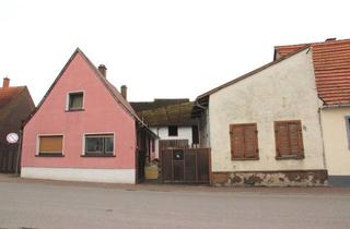 Grundstück zu kaufen in 68794 Oberhausen-Rheinhausen, Grundstück mit altem Haus und Scheune in Oberhausen zu verkaufen