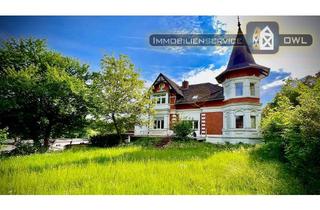 Villa kaufen in 32602 Vlotho, ::: Historische Villa mit Park im Zentrum von Vlotho wie aus einem Kinofilm Mehrgenerationenhaus ::