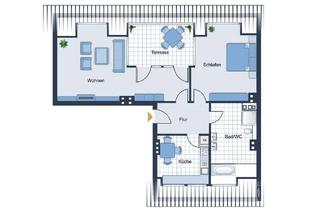 Wohnung kaufen in 42289 Heckinghausen, xxx Gemütliche Dachgeschosswohnung mit Dachterrasse in der Nähe der Barmer Anlagen xxx