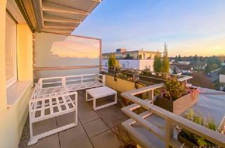 Wohnung kaufen in 80997 München, Bald wird es wieder Sommer! 3 1/2 Zimmer Wohnung mit Dachterrasse und freiem Blick.