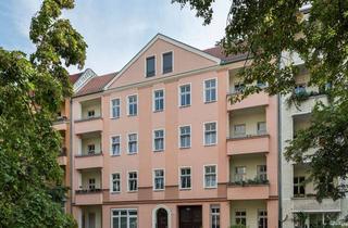 Wohnung kaufen in Binzstraße 20, 13189 Pankow, Vermietete 2-Zimmerwohnung mit Terrasse, Wannenbad, inkl. Gartenmitbenutzung