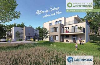 Wohnung kaufen in Schlotfeld, 74597 Stimpfach, KFW-Effizienz 40 NH mit staatlicher Förderung - 3 Zimmerwohnung mit großem Balkon;