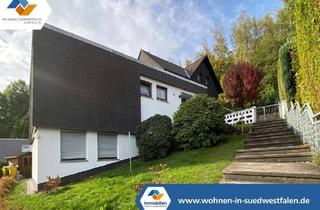 Einfamilienhaus kaufen in 57271 Hilchenbach, Großes Einfamilienhaus mit ELW auf Erbpachtgrundstück!