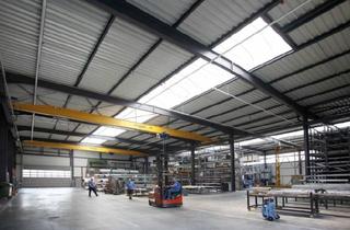 Gewerbeimmobilie mieten in 68642 Bürstadt, "BAUMÜLLER AG" - ca. 7.000 qm Hallenfläche - ebenerdige Andienung