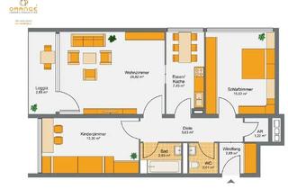 Wohnung kaufen in Pilsenerstr., 94474 Vilshofen, schöne 3 Zimmer Wohnung mit Balkon72 qm in Vilshofen zu verkaufen