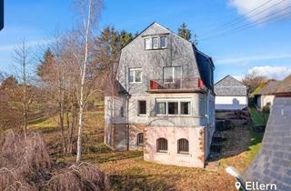 Haus kaufen in Simmerner Straße, 55497 Ellern (Hunsrück), Repräsentatives Pfarrhaus in erhabener Blicklage mit imposanter Aussicht auf den Soonwald