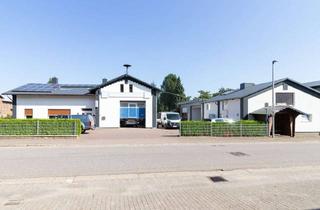 Haus kaufen in 24601 Ruhwinkel, Vielseitige Immobilie mit Wohnhaus, 2 Hallen mit Gewerbenutzung und großer PV-Anlage bei Bornhöved