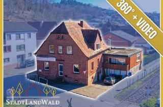 Mehrfamilienhaus kaufen in Hauptstraße, 76891 Bruchweiler-Bärenbach, Großes Mehrfamilienhaus mit 2 Wohnungen, 2 Gewerbeeinheiten und Entwicklungspotenzial