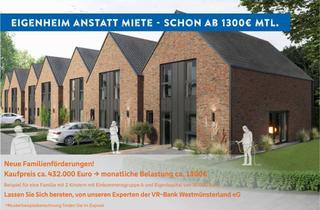 Anlageobjekt in 48599 Gronau (Westfalen), Neubau Reihenhaus: auf in die Zukunft in Gronau, provisionsfrei!