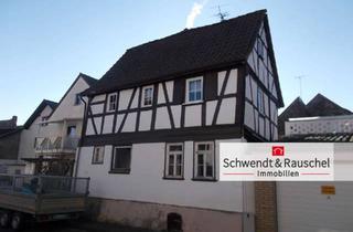 Haus kaufen in 63546 Hammersbach, Klein, fein - vielleicht bald - mein! Fachwerkhaus in Hammersbach-Marköbel